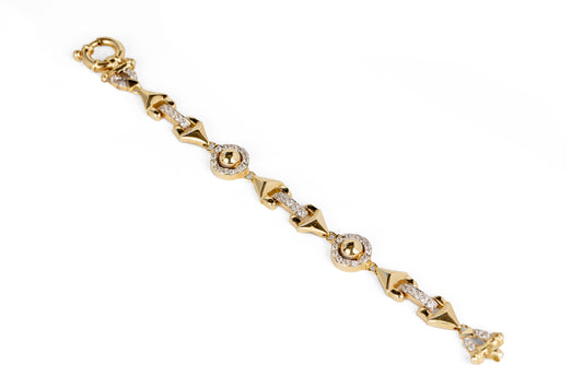Golden Orfeus Tennis bracelet