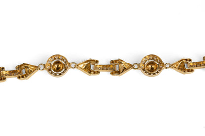 Golden Orfeus Tennis bracelet