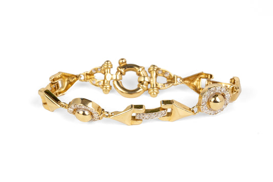 Golden Orfeus Tennis bracelet